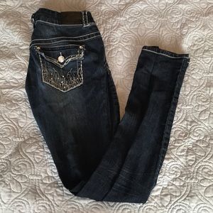 Maurice’s dark blue straight jeans
